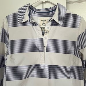Joules Purple Stripped Collared Shirt
